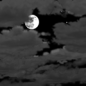 Night time, Dry, Partly cloudy