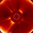 Latest LASCO C2 image of the Sun