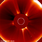 Latest LASCO C2 image of the Sun