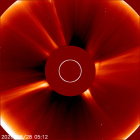 Latest LASCO C2 image of the Sun
