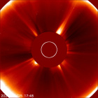 Latest LASCO C2 image of the Sun