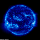 Click for time-lapse image of the sun