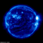 Click for time-lapse image of the sun