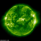 Click for time-lapse image of the sun